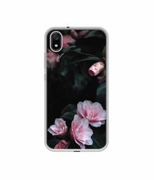 Amazon Brand - Solimo Designer Dark Flowers Photography UV Printed Soft Back Case Mobile Cover for Mi Redmi 7A