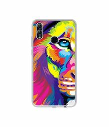 Amazon Brand - Solimo Designer Funny Cat Pattern Print UV Printed Soft Back Case Mobile Cover for Honor 10 Lite