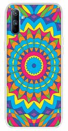 Amazon Brand - Solimo Designer Multicolor Artistic Circle Pattern Printed Soft Back Case Mobile Cover for Realme C3