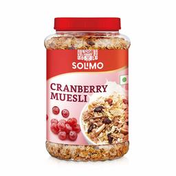 Amazon brand - Solimo Cranberry Muesli, 1kg