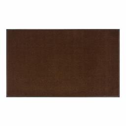 AmazonBasics Cut-Pile Polypropylene Commercial Carpet Vinyl-Backed Mat 4x6 Walnut