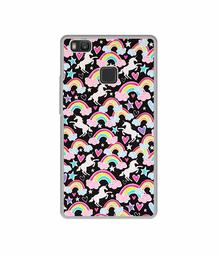 Amazon Brand - Solimo Designer Unicorn Texture UV Printed Soft Back Case Mobile Cover for Huawei Honor 8 Smart