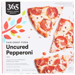 365 EVERYDAY VALUE Uncured Pepperoni Thin Crust Pizza, 13.3 OZ