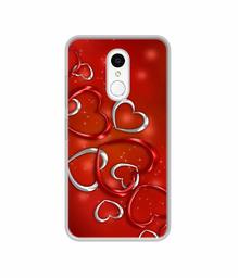 Amazon Brand - Solimo Designer Hearts UV Printed Soft Back Case Mobile Cover for Spice V801