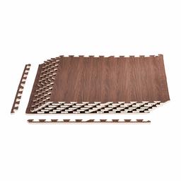 Amazon Basics - Alfombrilla para Rompecabezas de Madera, Color café