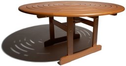 Strathwood Lido Lazy Susan Dining Table, 60 Inches