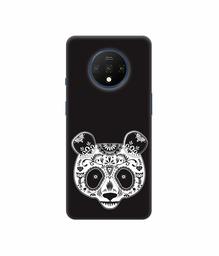 Amazon Brand - Solimo Designer Panda Illustrator 3D Printed Hard Back Case Mobile Cover for OnePlus 7T