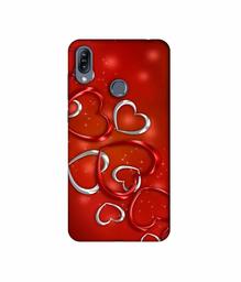 Amazon Brand - Solimo Designer Hearts 3D Printed Hard Back Case Mobile Cover for Asus Zenfone Max (M2) ZB633KL