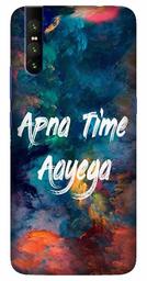 Amazon Brand - Solimo Designer Apna Time Ayega Design 3D Printed Hard Back Case Mobile Cover for Vivo V15 Pro