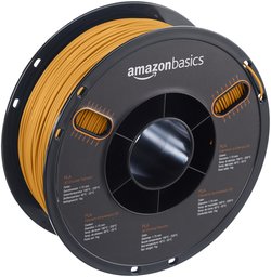 AmazonBasics PLA 3D Printer Filament, 1.75mm, Gold, 1 kg Spool