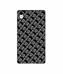 Amazon Brand - Solimo Designer White Pattern 3D Printed Hard Back Case Mobile Cover for Sony Xperia Z2