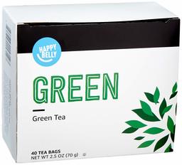 Amazon Brand - Happy Belly Green Tea Bags, 40 Count