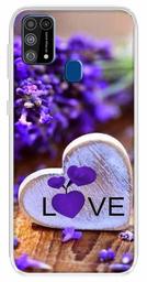 Amazon Brand - Solimo Designer Multicolor Floral Bluebell Love Printed Soft Back Case Mobile Cover for Samsung Galaxy M31