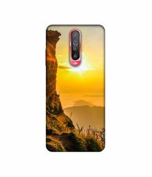 Amazon Brand - Solimo Designer Mountan Side Sun View 3D Printed Hard Back Case Mobile Cover for Poco X2 / Mi Redmi K30