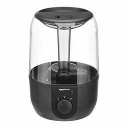 AmazonBasics Humidifier with Night Light and Aroma Diffuser - 4-Liter, Black