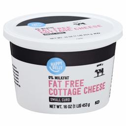 Amazon Brand - Happy Belly Fat Free Cottage Cheese, Kosher, 16 Ounce