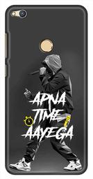 Amazon Brand - Solimo Designer Apna Time Ayega Grey Design 3D Printed Hard Back Case Mobile Cover for Huawei Honor 8 Lite