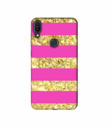 Amazon Brand - Solimo Designer Golden Stripes 3D Printed Hard Back Case Mobile Cover for Asus Zenfone Max Pro M1 ZB601KL