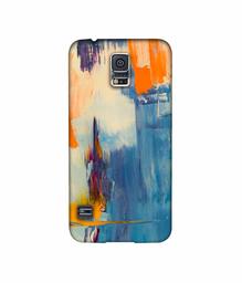 Amazon Brand - Solimo Designer Multicolor Brush Texture 3D Printed Hard Back Case Mobile Cover for Samsung Galaxy S5 i9600