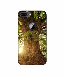 Amazon Brand - Solimo Designer Tree Trunk 3D Printed Hard Back Case Mobile Cover for Apple iPhone 8 Plus (with Logo Cut)