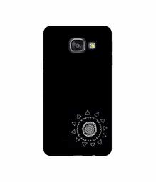 Amazon Brand - Solimo Designer Circle Pattern 3D Printed Hard Back Case Mobile Cover for Samsung Galaxy A3 (2016)