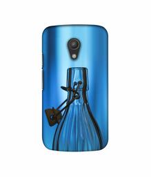 Amazon Brand - Solimo Designer Blue Bottle 3D Printed Hard Back Case Mobile Cover for Motorola Moto G 2nd Generation