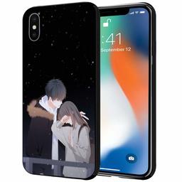 Amazon Brand - Solimo Designer Star Printed Hard Back Case Mobile Cover for Apple iPhone X/Xs (D1250)