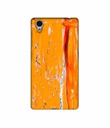 Amazon Brand - Solimo Designer Gold Yellow Paint 3D Printed Hard Back Case Mobile Cover for Vivo Y51L