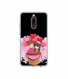 Amazon Brand - Solimo Designer Boy and Girl UV Printed Soft Back Case Mobile Cover for Mi Redmi 8