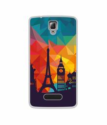 Amazon Brand - Solimo Designer Colored Paris UV Printed Soft Back Case Mobile Cover for Lenovo A2010