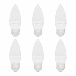 AmazonBasics – Bombilla LED regulable, 15.000 horas de vida útil, B11 (E12 Candelabro Base)