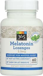 365 EVERYDAY VALUE Melatonin Lozenges, 2.5 mg, 60 CT