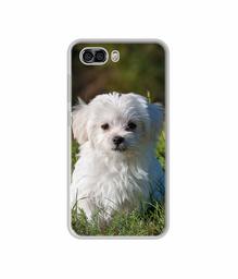 Amazon Brand - Solimo Designer White Dog UV Printed Soft Back Case Mobile Cover for InFocus Turbo 5 Plus