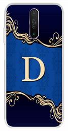 Amazon Brand - Solimo Designer Multicolor Blue Pattern Alphabet-D Printed Soft Back Case Mobile Cover for Poco X2 / Xiaomi Redmi K30