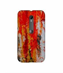 Amazon Brand - Solimo Designer Orange Color Spread 3D Printed Hard Back Case Mobile Cover for Motorola Moto G 3rd Generation