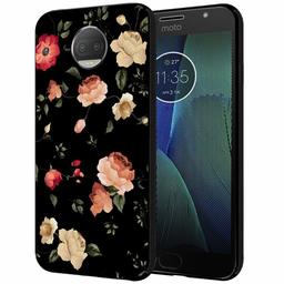 Amazon Brand - Solimo Designer Floral Printed Hard Back Case Mobile Cover for Moto G5S Plus (D1160)