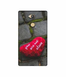 Amazon Brand - Solimo Designer You are Not Alone 3D Printed Hard Back Case Mobile Cover for Sony Xperia L2