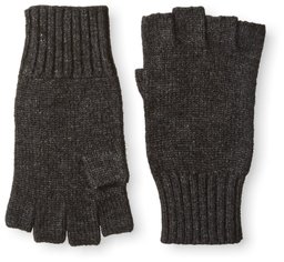 Thirty Five Kent Men's Cashmere Solid Knit Fingerless Gloves