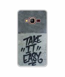 Amazon Brand - Solimo Designer Take It Easy UV Printed Soft Back Case Mobile Cover for Samsung Z2