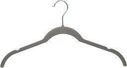 AmazonBasics Velvet Shirt Dress Clothes Hangers, 30-Pack, Gray