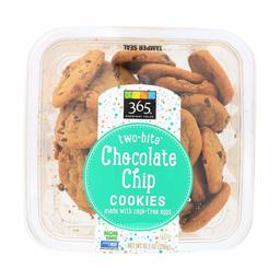 365 Everyday Value, Two-bite Chocolate Chip Cookies, 10.5 oz