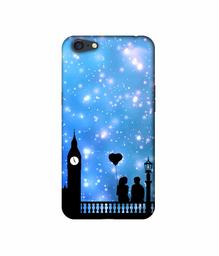 Amazon Brand - Solimo Designer Love Couple Vector 3D Printed Hard Back Case Mobile Cover for Oppo A71