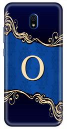 Amazon Brand - Solimo Designer Blue Pattern Alphabet-O 3D Printed Hard Back Case Mobile Cover for Xiaomi Redmi 8A