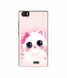 Amazon Brand - Solimo Designer Babby Kitty UV Printed Soft Back Case Mobile Cover for Lava Iris X5 4G