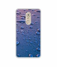 Amazon Brand - Solimo Designer Water Drops UV Printed Soft Back Case Mobile Cover for Lenovo K6 Note