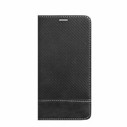 Amazon Brand - Solimo Flip Leather Mobile Cover (Soft & Flexible Back case) for Honor Play (Black)