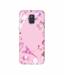 Amazon Brand - Solimo Designer Ladies Accessories 3D Printed Hard Back Case Mobile Cover for Samsung Galaxy A6