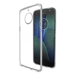 Amazon Brand - Solimo Mobile Cover (Soft & Flexible Back Case) for Moto G5s (Transparent)