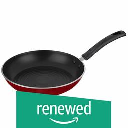 (Renewed) Amazon Brand - Solimo Non-Stick Forged Fry Pan, 240mm, Induction and Gas Stove compatible