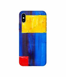 Amazon Brand - Solimo Designer Rectangle On Canvas 3D Printed Hard Back Case Mobile Cover for Apple iPhone Xs Max